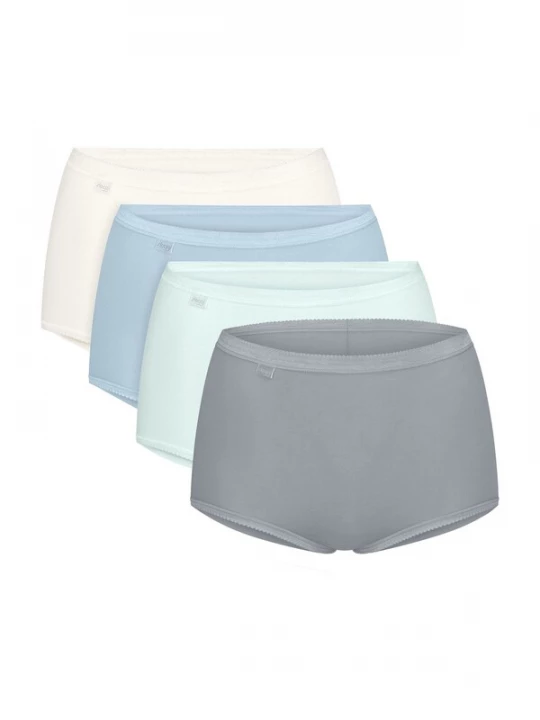 Foto van product SLOGGI Slip ' Originals Basic ' crème / lichtblauw / grijs / mintgroen