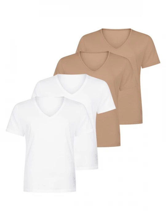Foto van product SLOGGI Onderhemd 'SLG Base' beige gemêleerd