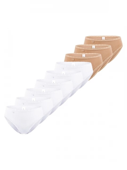 Foto van product SLOGGI Slip '24 / 7 Cotton Lace' beige gemêleerd