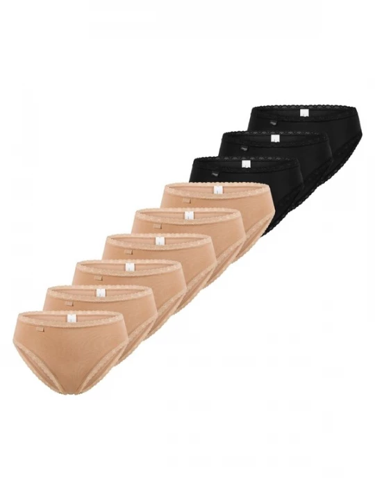 Foto van product SLOGGI Slip '24 / 7 Cotton Lace' bruin gemêleerd