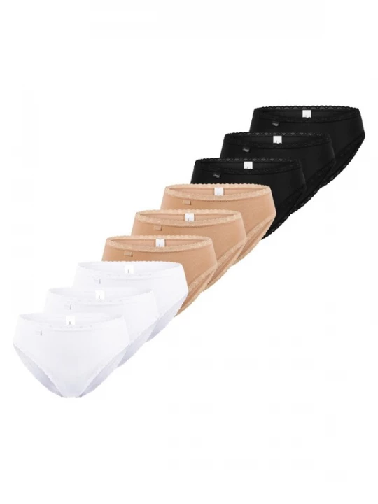 Foto van product SLOGGI Slip '24 / 7 Cotton Lace' gemengde kleuren