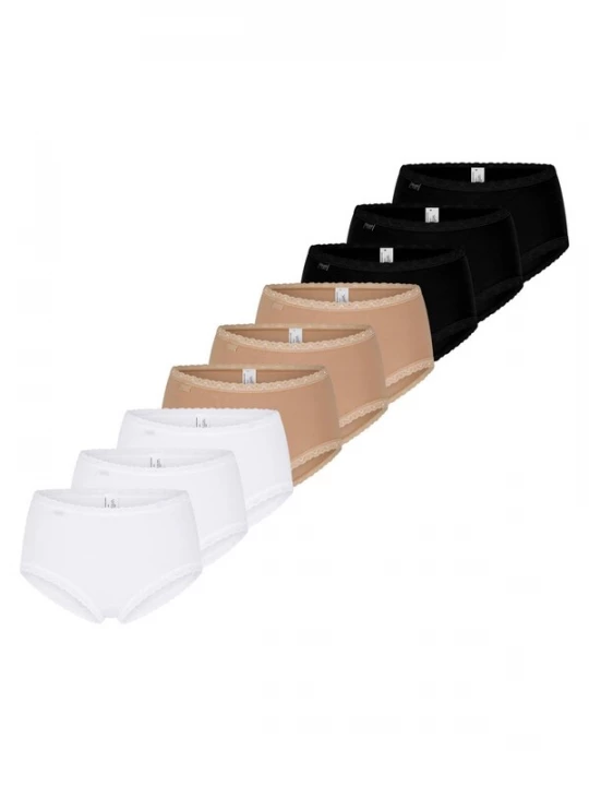 Foto van product SLOGGI Slip '24 / 7 Cotton Lace' gemengde kleuren