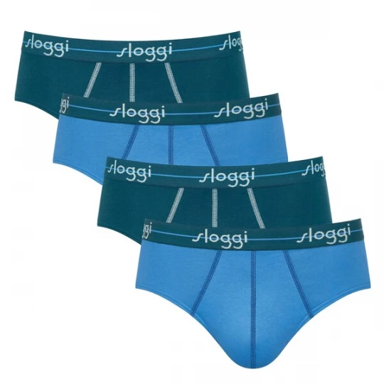 Foto van product SLOGGI Slip azuur / petrol / wit
