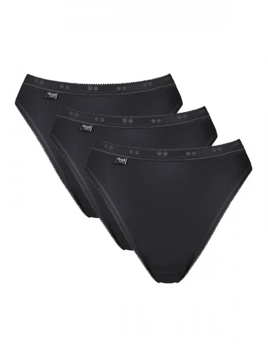 Foto van product SLOGGI Slip ' Basic+ 3P ' zwart