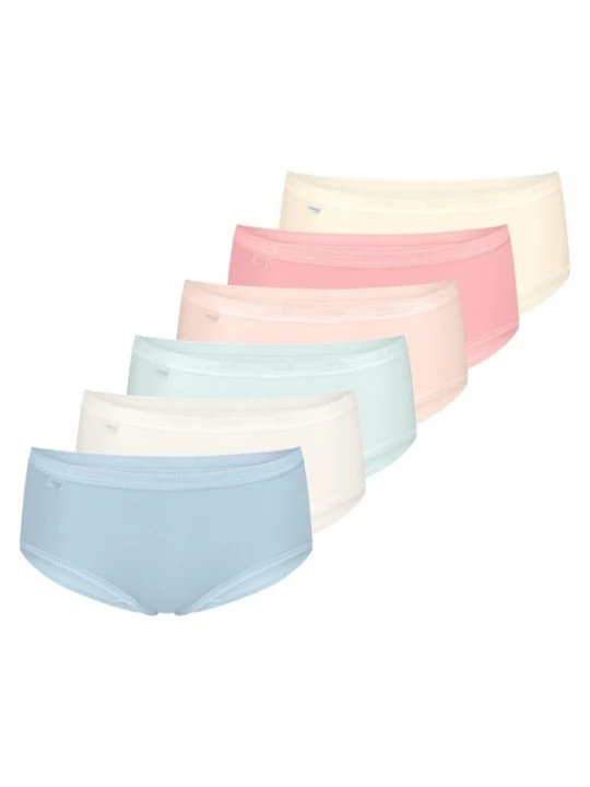 Foto van product SLOGGI Slip 'Basic+' gemengde kleuren