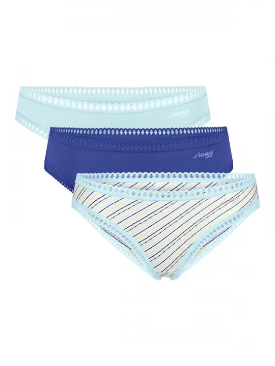 Foto van product SLOGGI Slip 'Blue GO Crush' blauw / turquoise