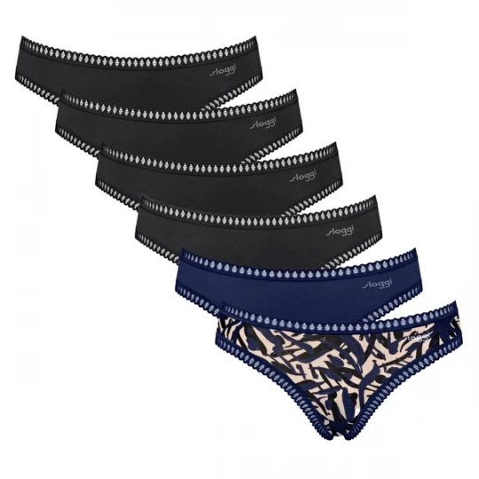 Foto van product SLOGGI Slip donkerblauw / zwart