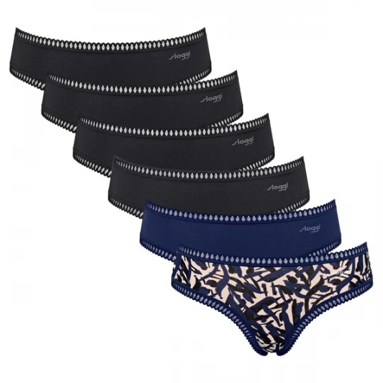 Foto van product SLOGGI Slip donkerblauw / zwart