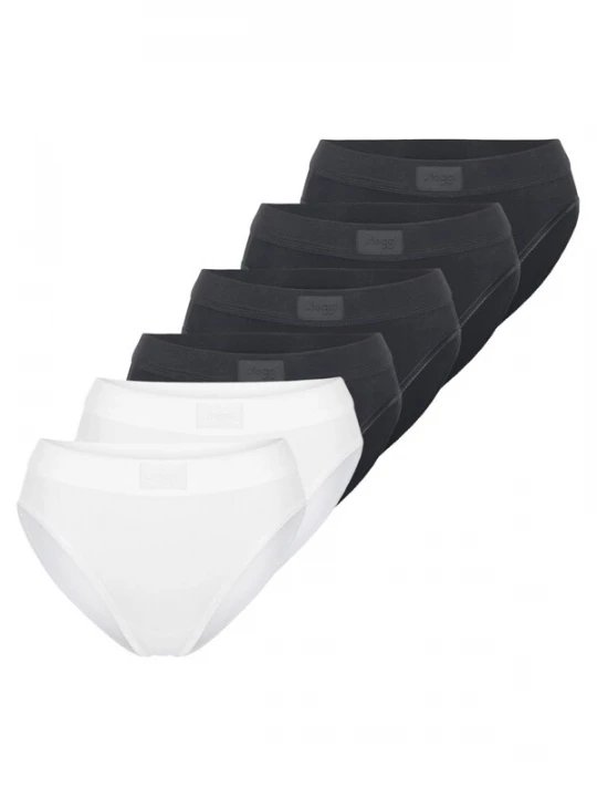 Foto van product SLOGGI Slip 'Double Comfort T' zwart gemêleerd