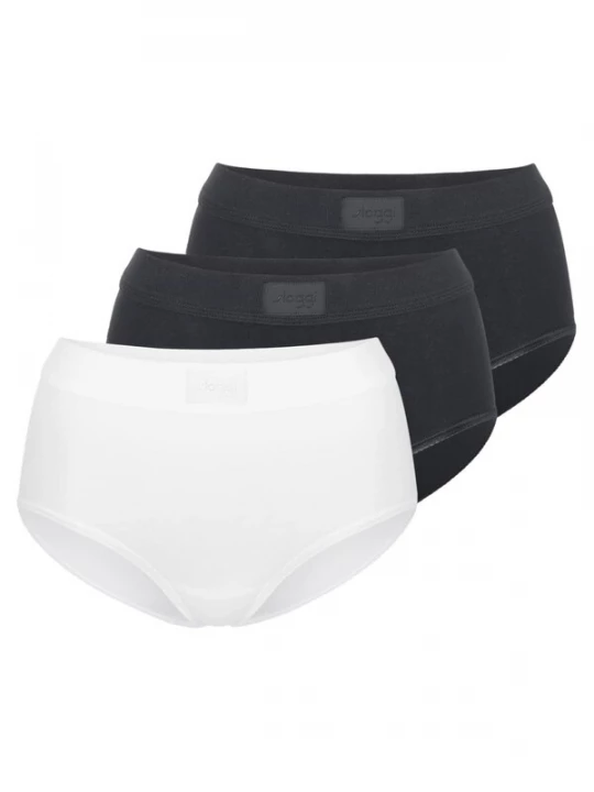 Foto van product SLOGGI Slip 'Double Comfort T' zwart gemêleerd