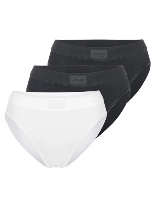 Foto van product SLOGGI Slip 'Double Comfort T' zwart gemêleerd