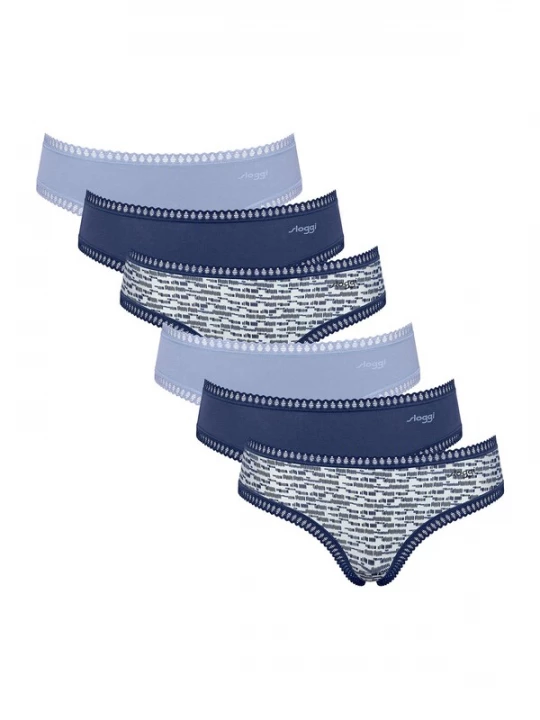 Foto van product SLOGGI Slip 'GO Crush' lichtblauw / donkerblauw