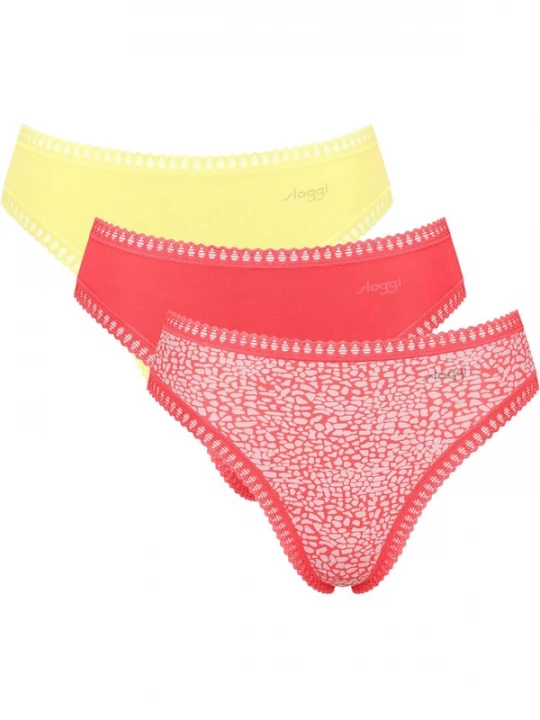 Foto van product SLOGGI Slip 'GO Crush ' lichtgeel / lichtrood
