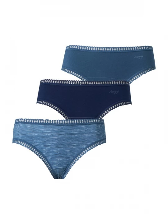Foto van product SLOGGI Slip 'GO Crush' navy / smoky blue / cyaan blauw