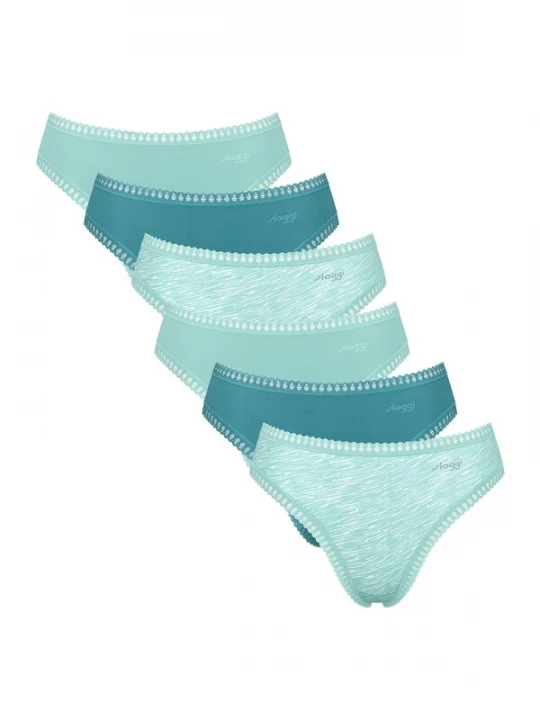 Foto van product SLOGGI Slip 'GO Crush' turquoise / donkergroen