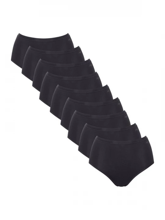 Foto van product SLOGGI Slip ' GO Daily Cotton Highwaist ' zwart