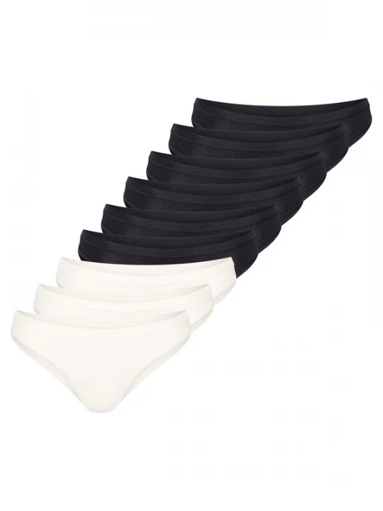 Foto van product SLOGGI Slip 'GO Daily Cotton' zwart gemêleerd