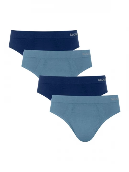 Foto van product SLOGGI Slip 'GO Smooth Brief' blauw / donkerblauw