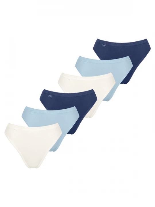 Foto van product SLOGGI Slip lichtblauw / donkerblauw / wit