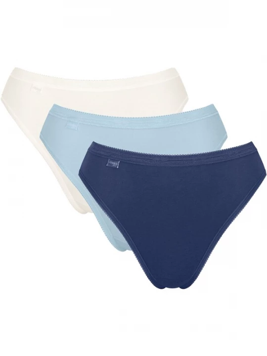 Foto van product SLOGGI Slip lichtblauw / donkerblauw / wit