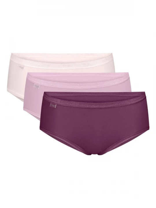 Foto van product SLOGGI Slip ' Originals Basic ' crème / lila / lichtroze