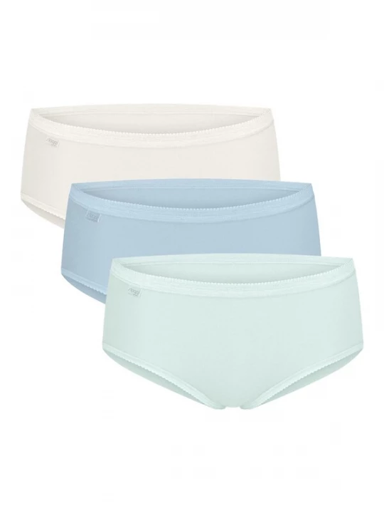 Foto van product SLOGGI Slip 'Originals Basic H' crème / lichtblauw / mintgroen