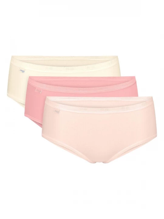 Foto van product SLOGGI Slip ' Originals Basic ' lichtgeel / pink / rood