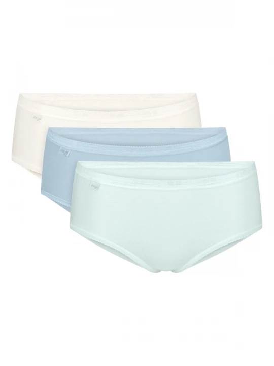 Foto van product SLOGGI Slip ' Originals Basic ' turquoise / lichtblauw / grijs gemêleerd