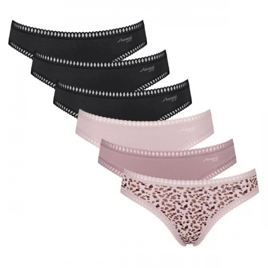 Foto van product SLOGGI Slip oudroze / zwart