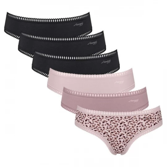 Foto van product SLOGGI Slip oudroze / zwart