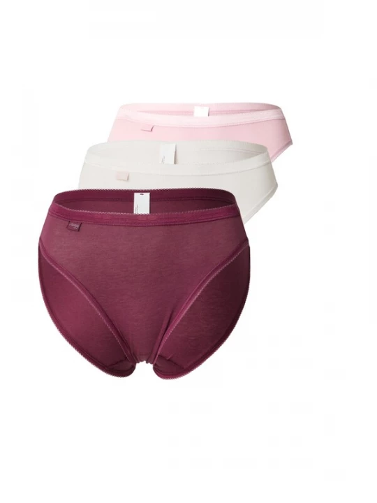 Foto van product SLOGGI Slip rosa / bourgogne / wit