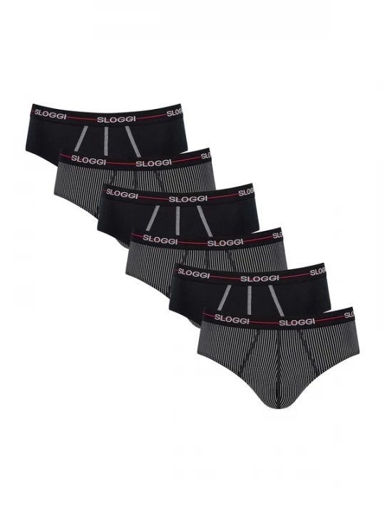 Foto van product SLOGGI Slip 'Start' grijs / zwart