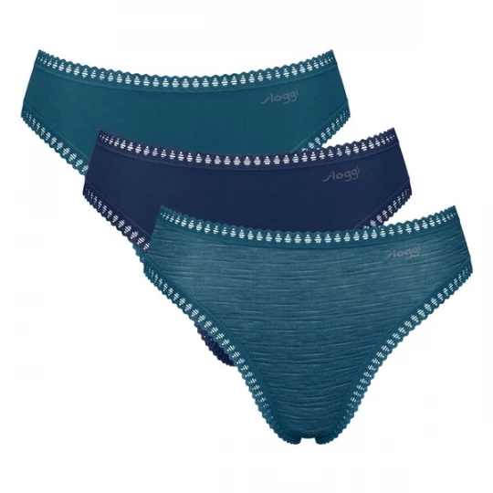 Foto van product SLOGGI Slip turquoise / donkerblauw