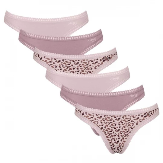 Foto van product SLOGGI String bruin / donkerbruin / rosa