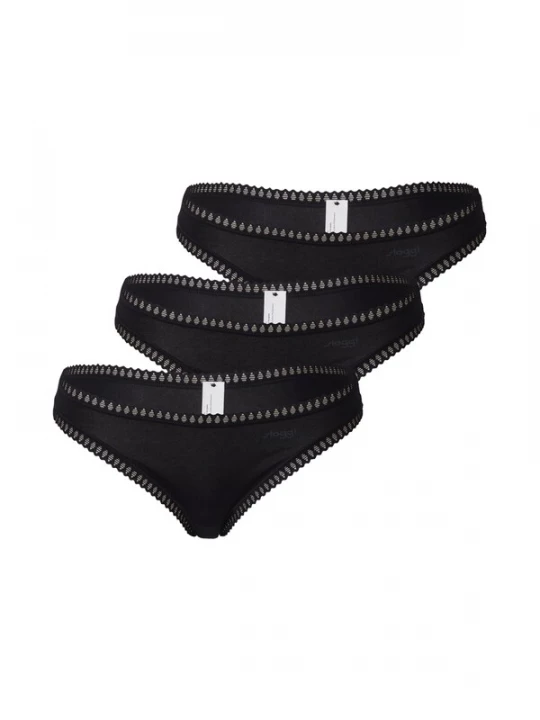 Foto van product SLOGGI String 'Go Crush' donkergrijs / zwart