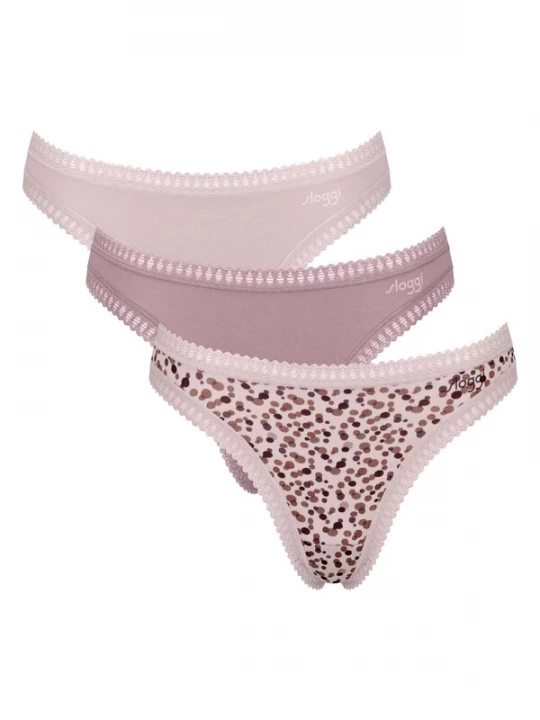 Foto van product SLOGGI String 'Go Crush' lichtroze / donkerroze