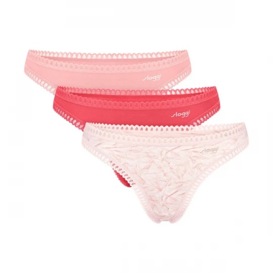 Foto van product SLOGGI String 'Go Crush' rosa / lichtroze / wolwit