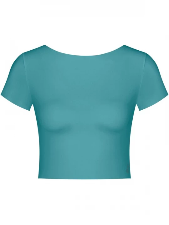 Foto van product SLOGGI Top ' ZERO Feel 2.0 Crop Top ' turquoise