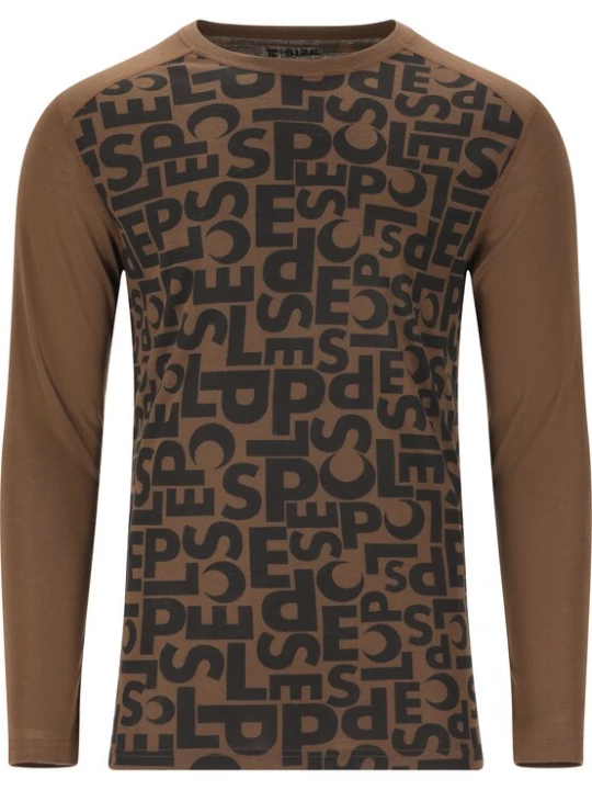 Foto van product SLOPE Functioneel shirt 'Rei' bruin