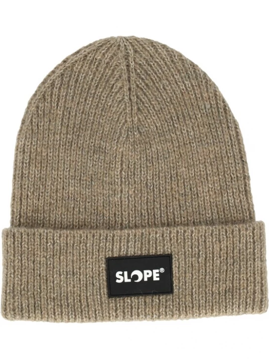 Foto van product SLOPE Muts 'Andi' beige gemêleerd / zwart / wit