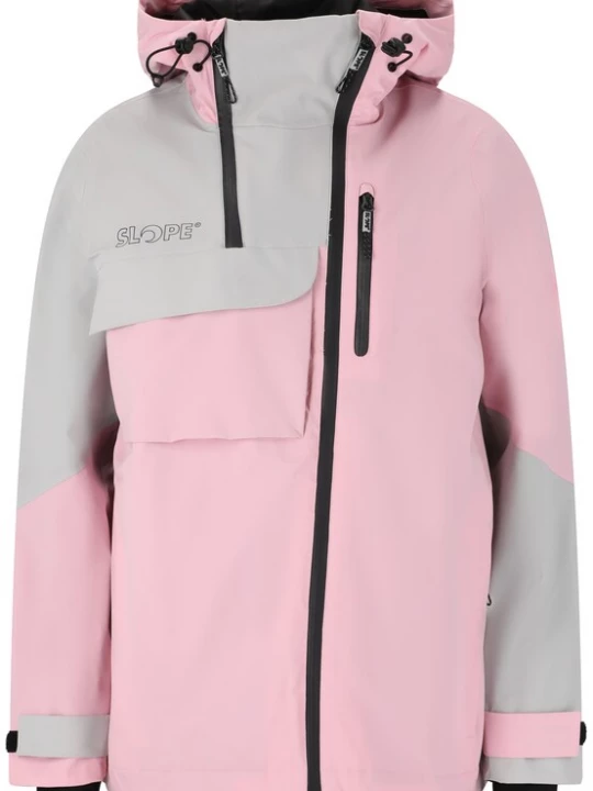 Foto van product SLOPE Outdoorjas 'Zuko' grijs / pink