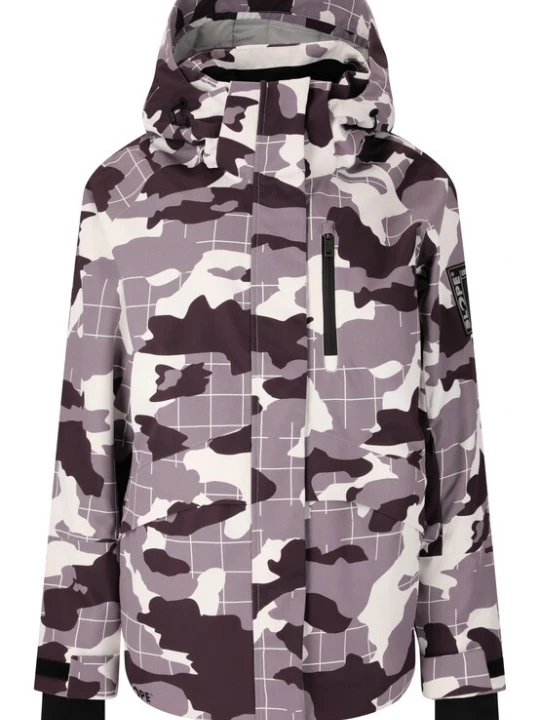 Foto van product SLOPE Winterjas 'Kenai' ecru / mauve / wijnrood
