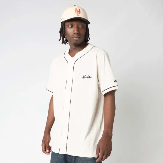 Foto van product Slub Baseball Jersey New Era beżowy
