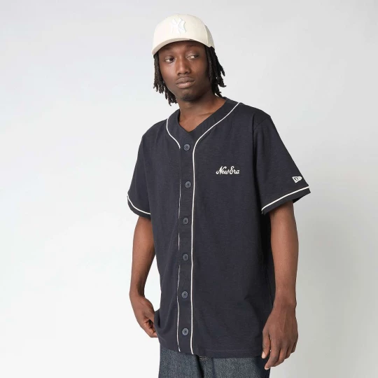 Foto van product Slub Baseball Jersey New Era blauw