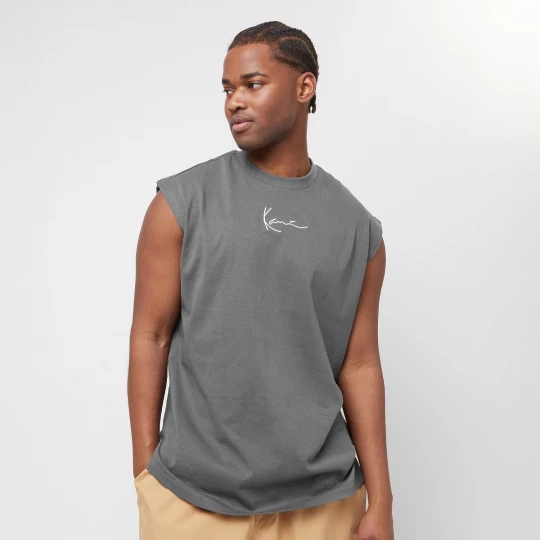 Foto van product Small Signature Essential Sleeveless Tee Karl Kani grijs