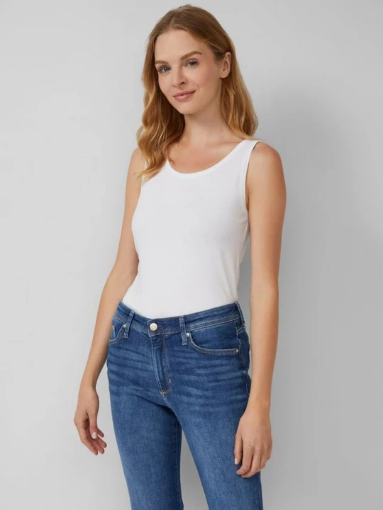 Foto van product Smalle tanktop van een katoenmix s.Oliver wit