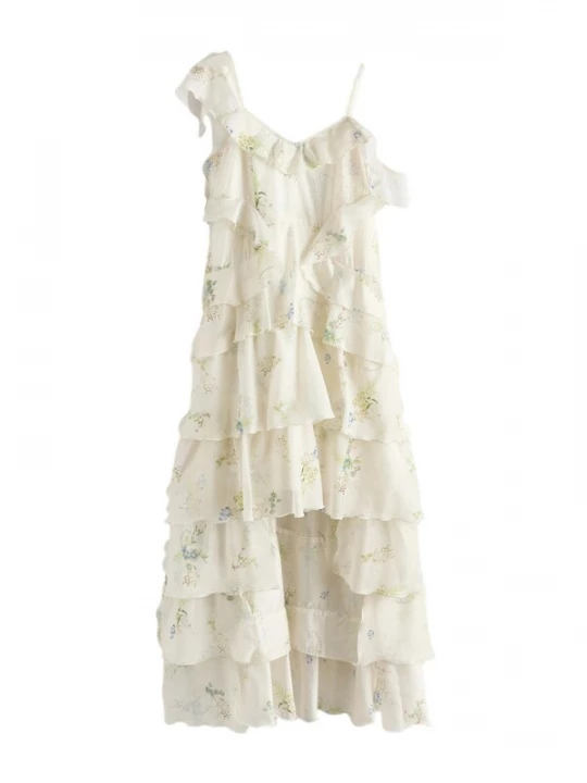 Foto van product smALLSAINTS Jurk 'Sienna' crème / blauw / groen / kiwi