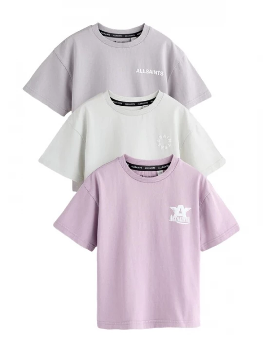 Foto van product smALLSAINTS Shirt crème / taupe / rosa
