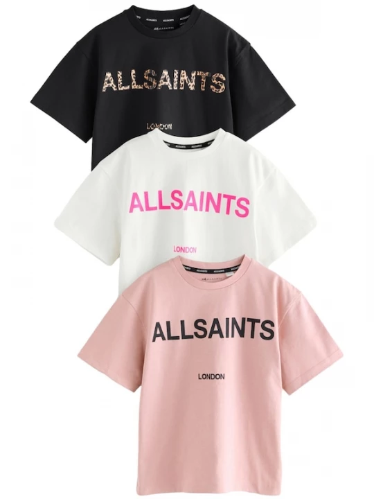 Foto van product smALLSAINTS Shirt oudroze / zwart / wit