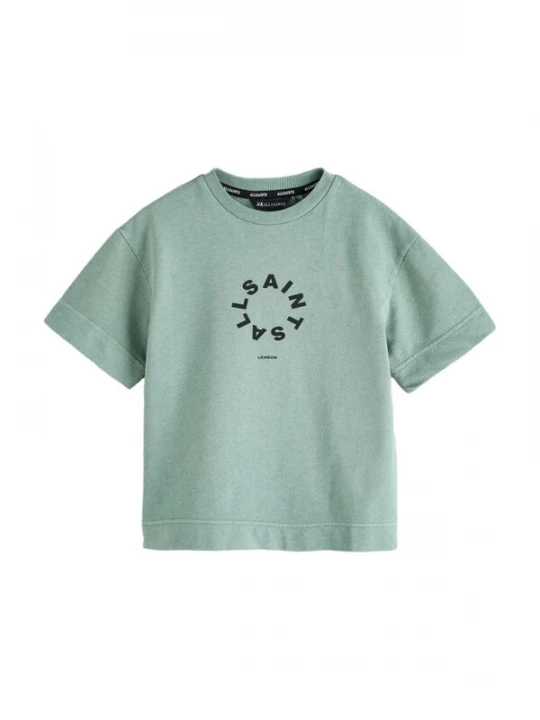Foto van product smALLSAINTS Shirt 'Tierra' turquoise / zwart